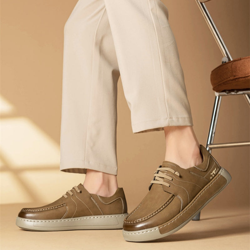 New Leather Men's Business Casual Shoes British Slip-on