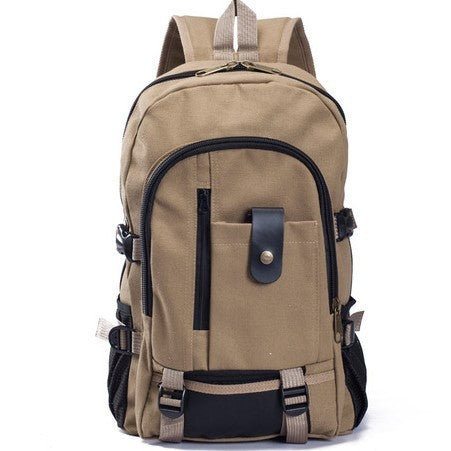 Men's Canvas Backpack Student Bags