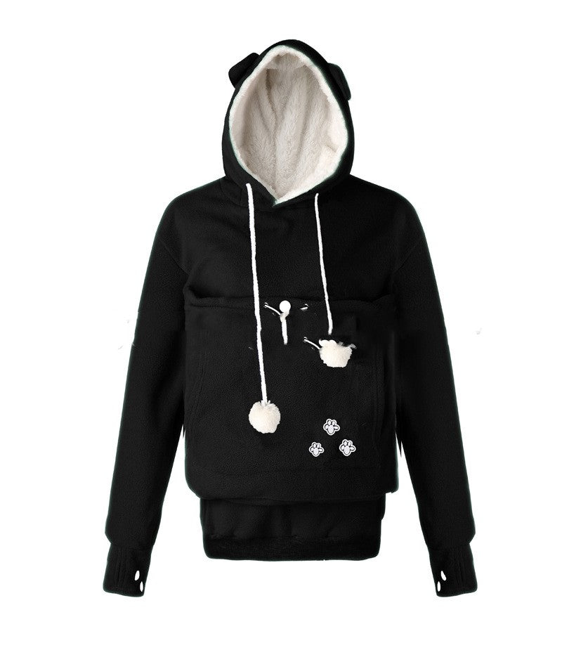 Autumn and winter cat and dog bag hoodie
