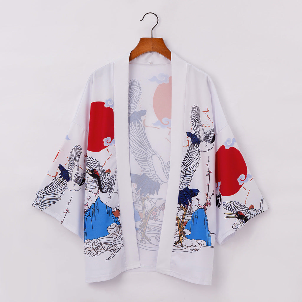 Kimono cloak coat
