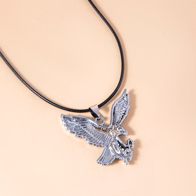 Bald Eagle Pendant Men Necklace Hip Hop