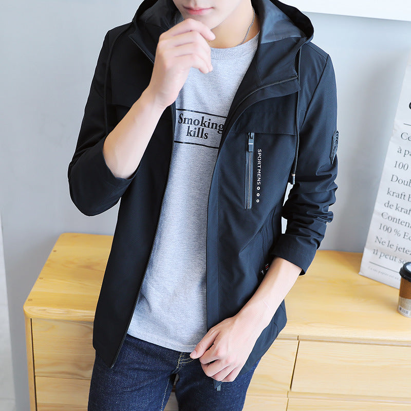 Men's Hooded Light Weight Jacket