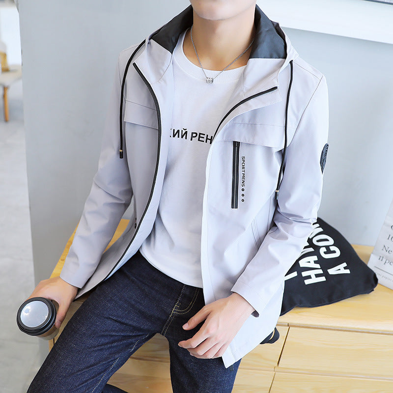 Men's Hooded Light Weight Jacket