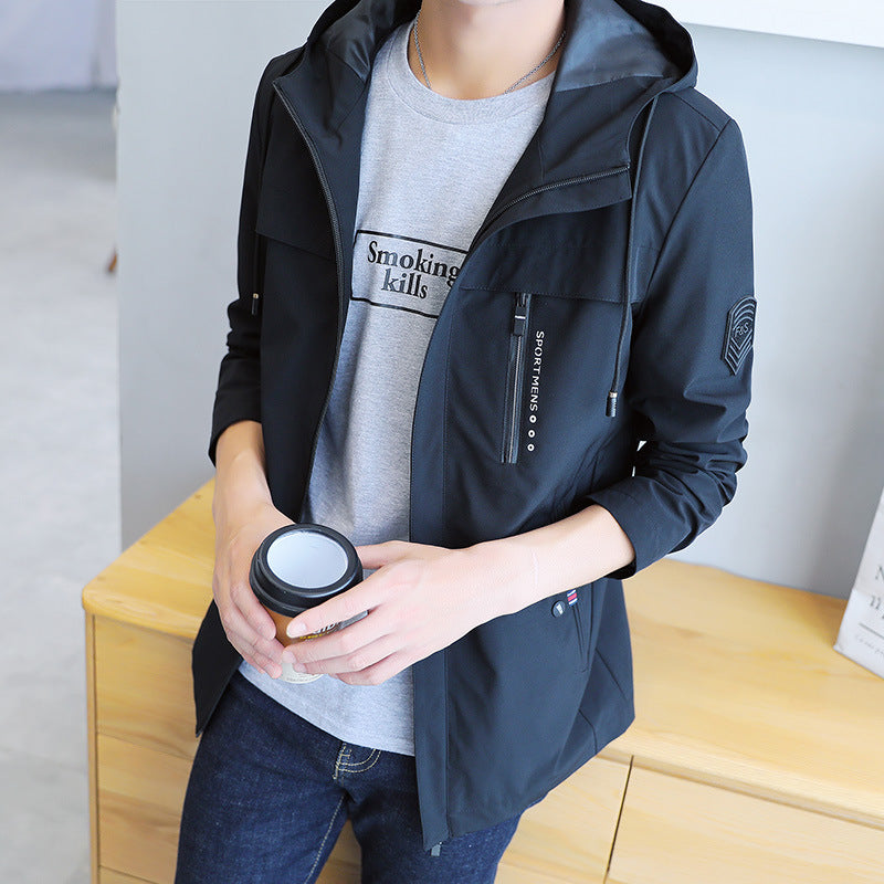 Men's Hooded Light Weight Jacket