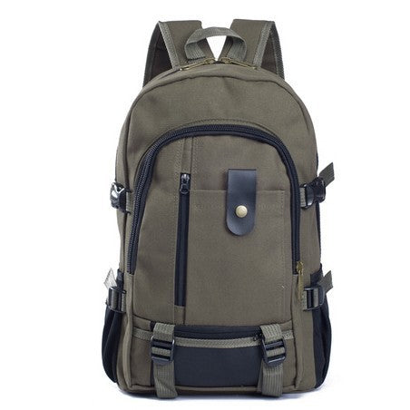Men's Canvas Backpack Student Bags