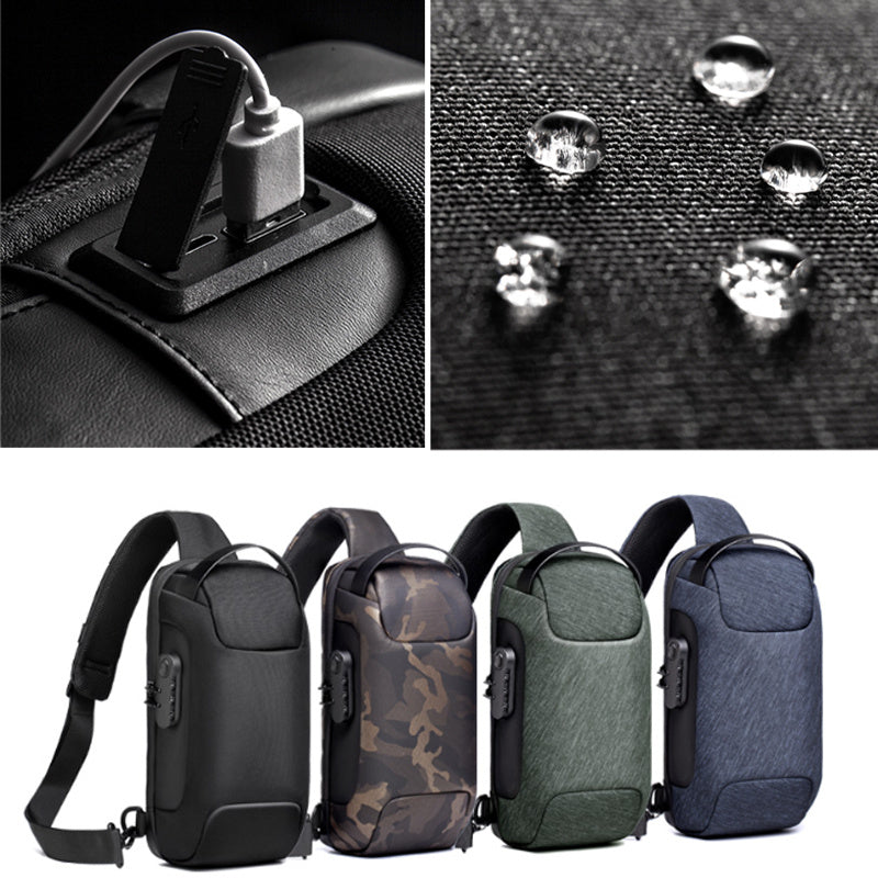 Anti-theft Shoulder Bags Chest Bag Pack For Male
