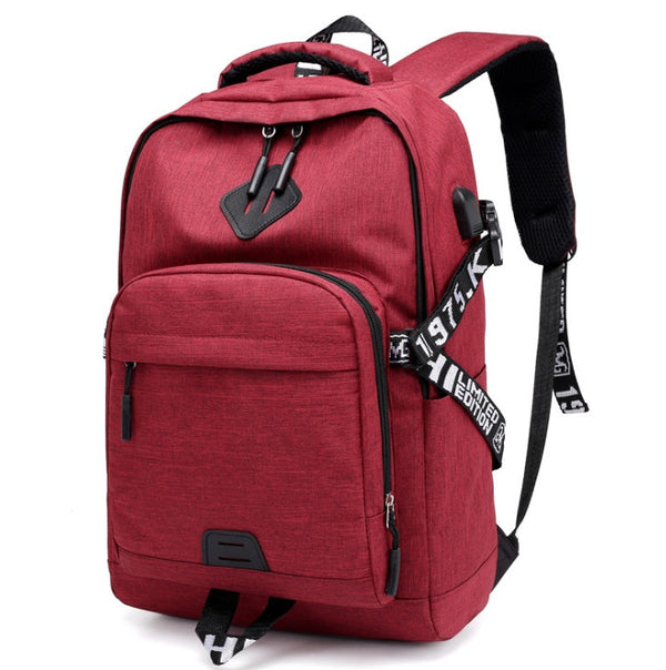 Laptop USB Charge Backpacks