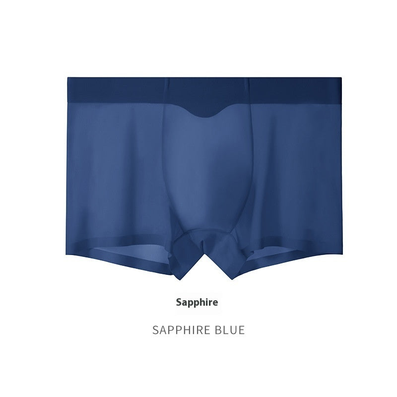 3D Die Ice Silk Men's Underwear Seamless Summer Thin Quick-drying