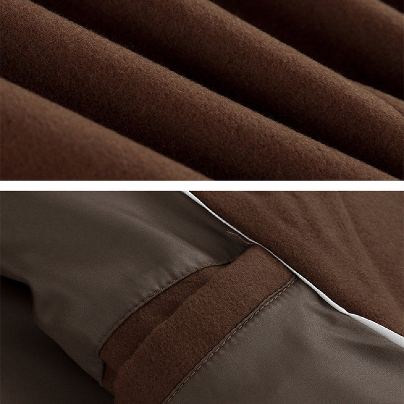 Double-sided Tweed Trench Coat