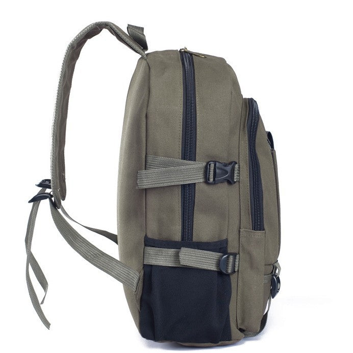 Men's Canvas Backpack Student Bags