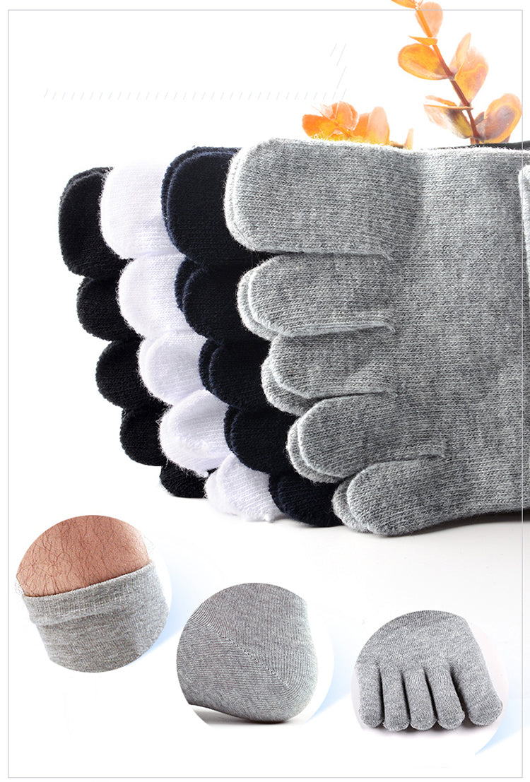 Men's deodorant split toe socks sports cotton