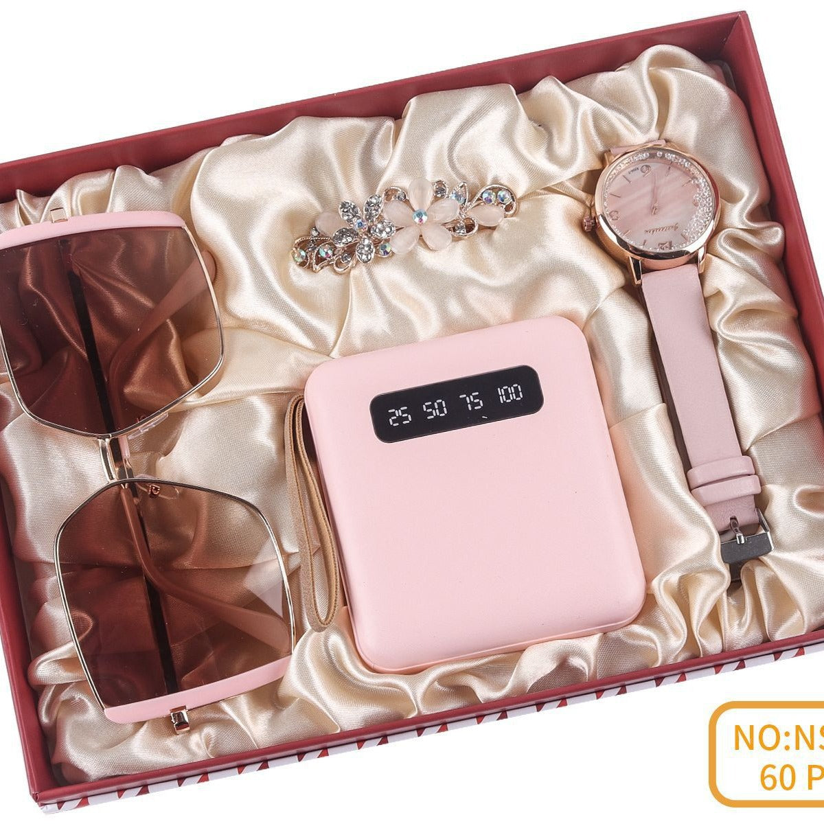 Watch Sunglasses Wallet Keychain Gift Set