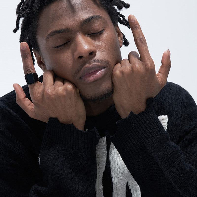 Street Trend Fashion Flat Cutout Rings