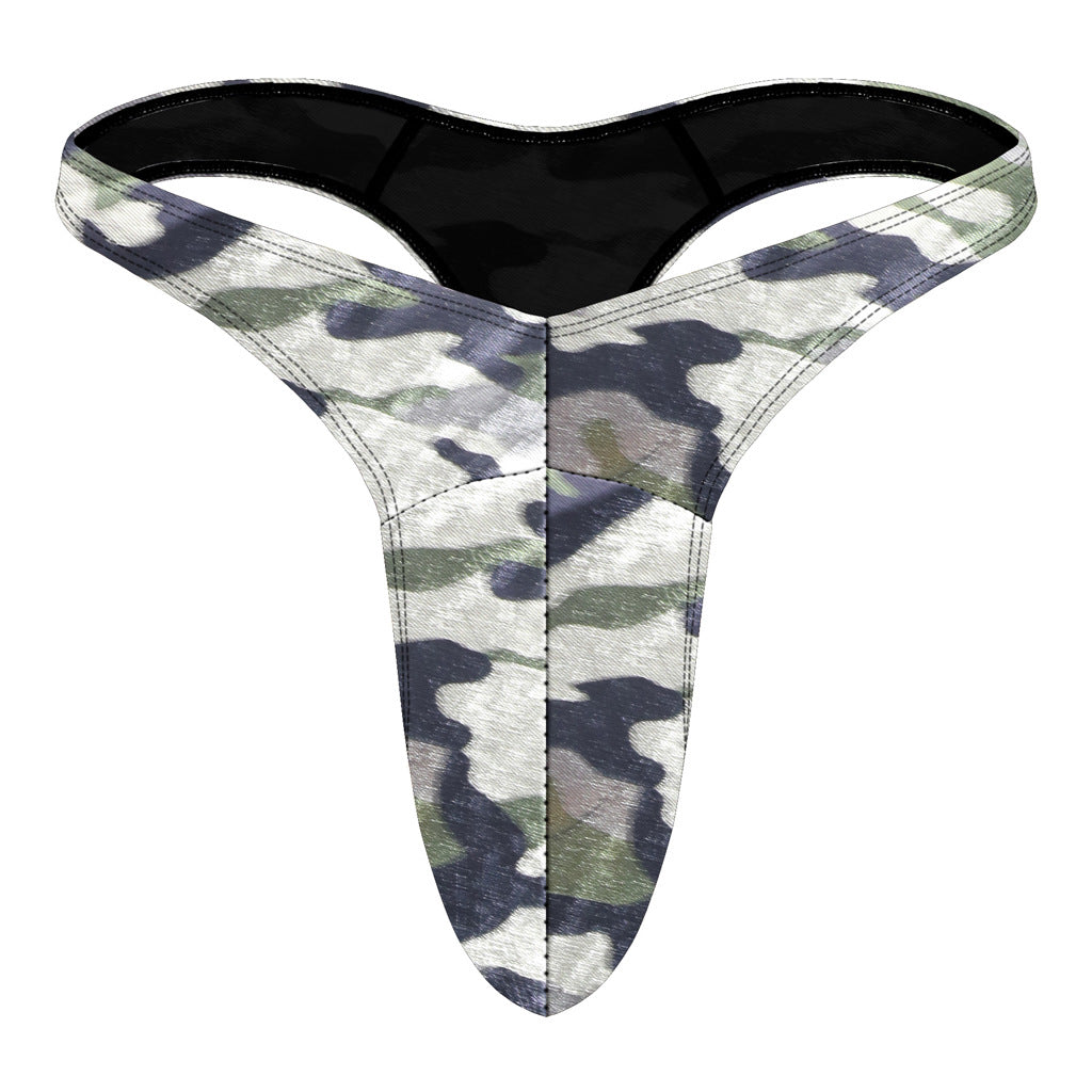 Men's Underwear Flying Bird Big Bag Bag Color Printing T-back