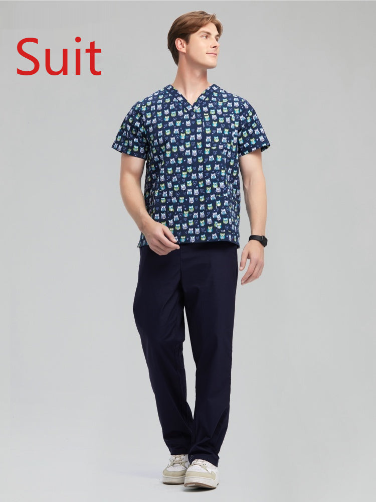 Surgical Gown Disposable Protective Pet Hospital Clothing Nurse Uniform Polyester Cotton