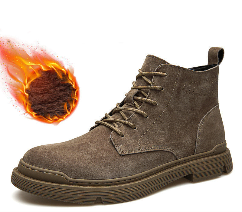 Workwear Shoes Mid-help War Wolf Tide Men's Boots British Style Desert Boots