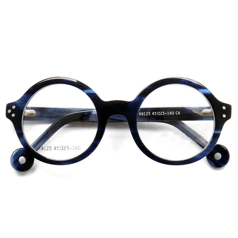 Fashion Personality Wood Stripe Glasses Frame