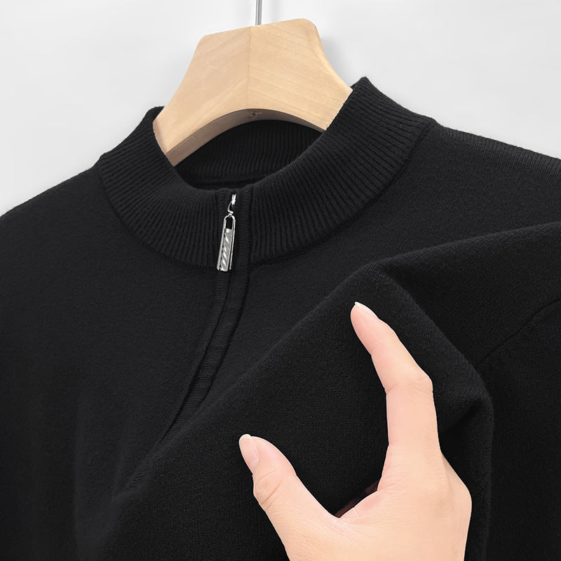 Fashion Men's Knitting Sweater Business Base Wool