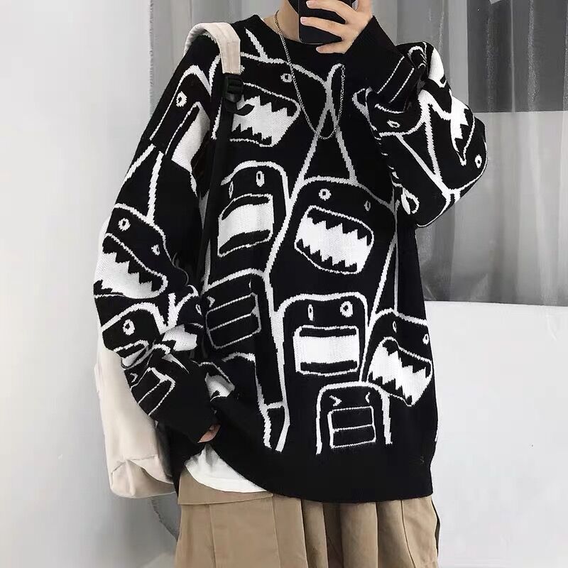 Cartoon Guochao Pullover sweater