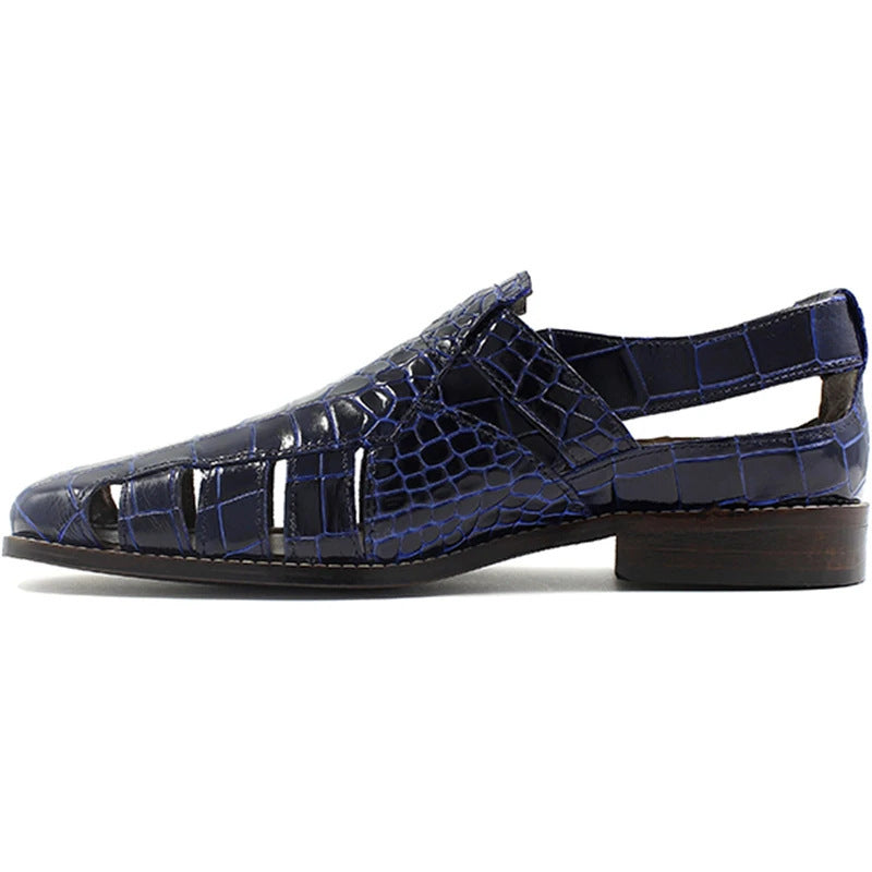 Flat wedge casual casual men's shoes