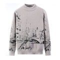 Autumn And Winter Round Neck Pullover Thick Sweater