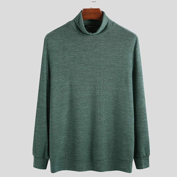 Turtleneck Knitted Base T-shirt