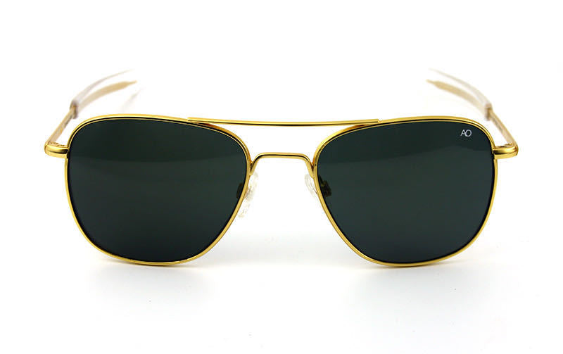 Men's HD tempered glass frame sunglasses