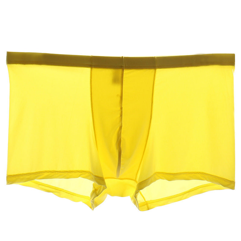 Men's Underwear Boxer Ice Silk Breathable Thin