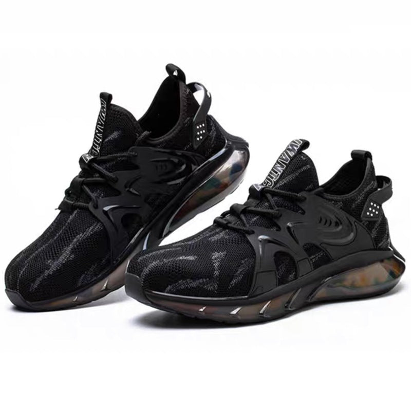 Steel Toe Cap Anti-smashing And Anti-penetration Soft Bottom Sports Anti-slip Safety Shoes