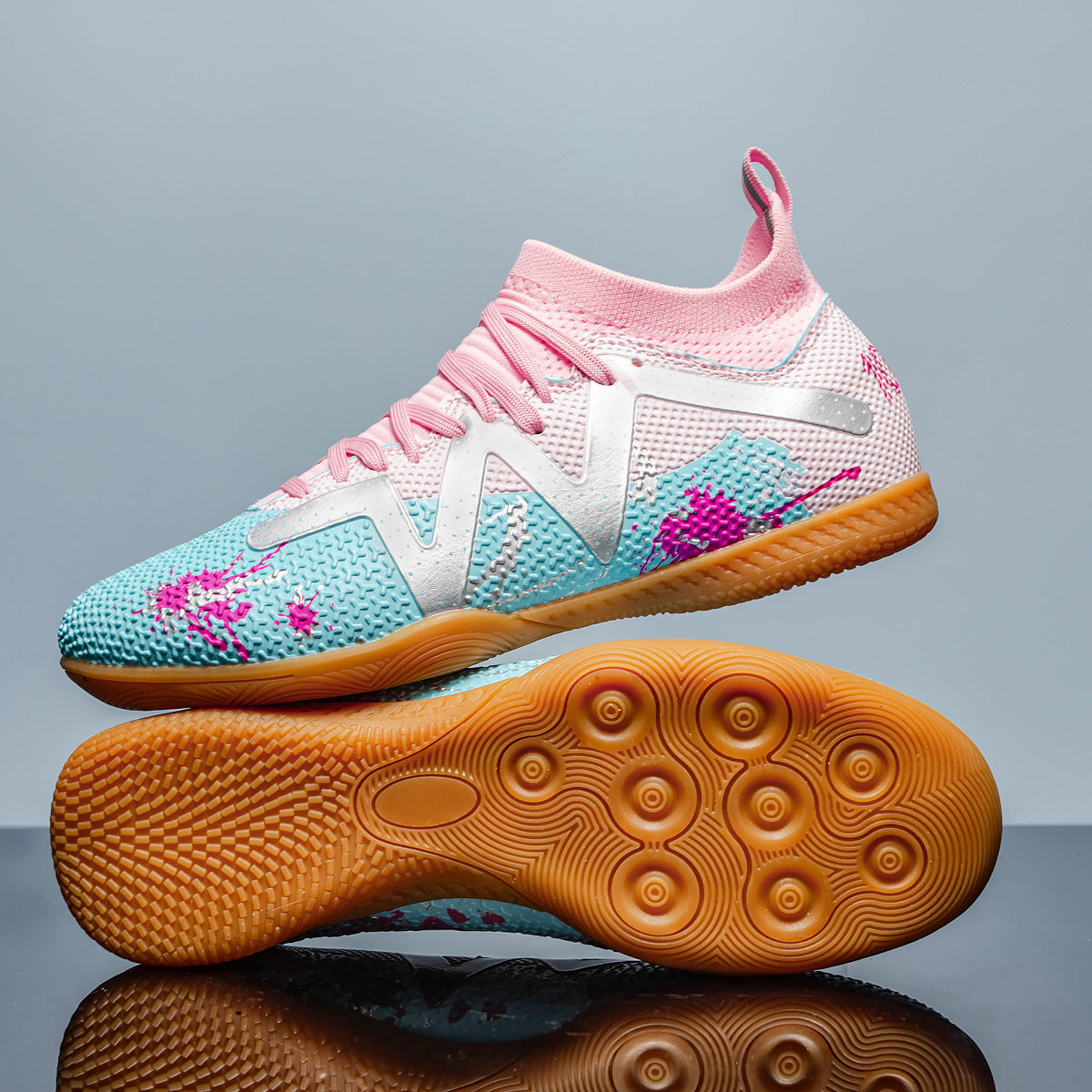 Soccer Shoes Spike Broken Nails Teenagers