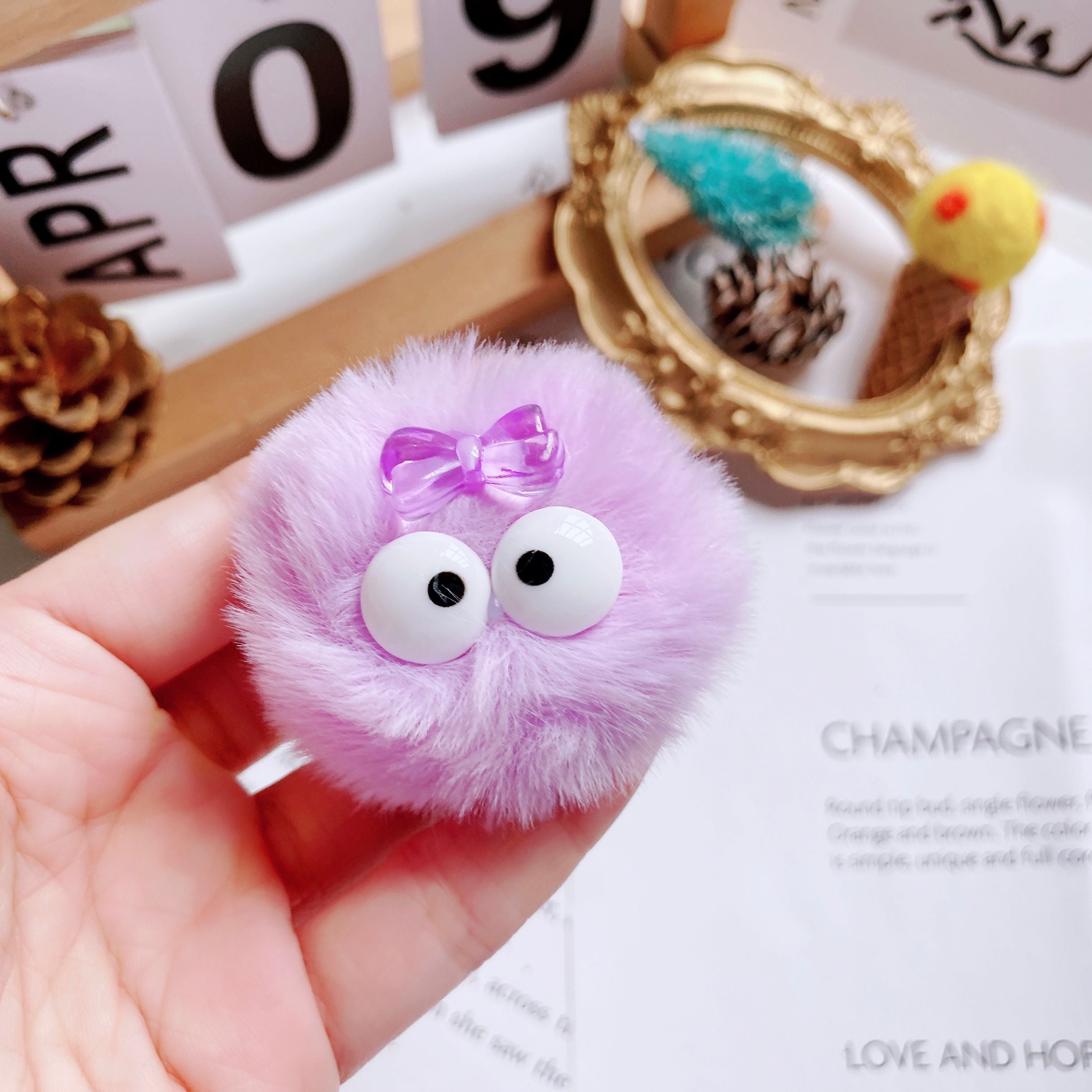 Shoe Buckle Sunglasses Color Wool Ball