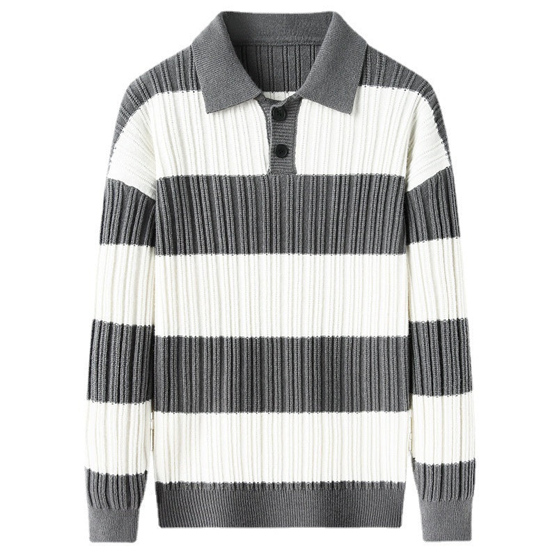 Loose Striped Casual Long Sleeve sweater