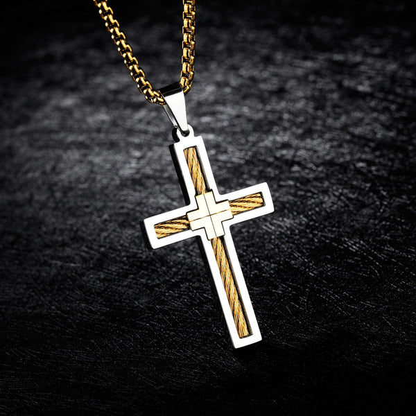 Cross Necklace Men