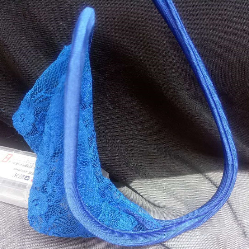 Men's U-shaped T-back Lace Seamless Underwear