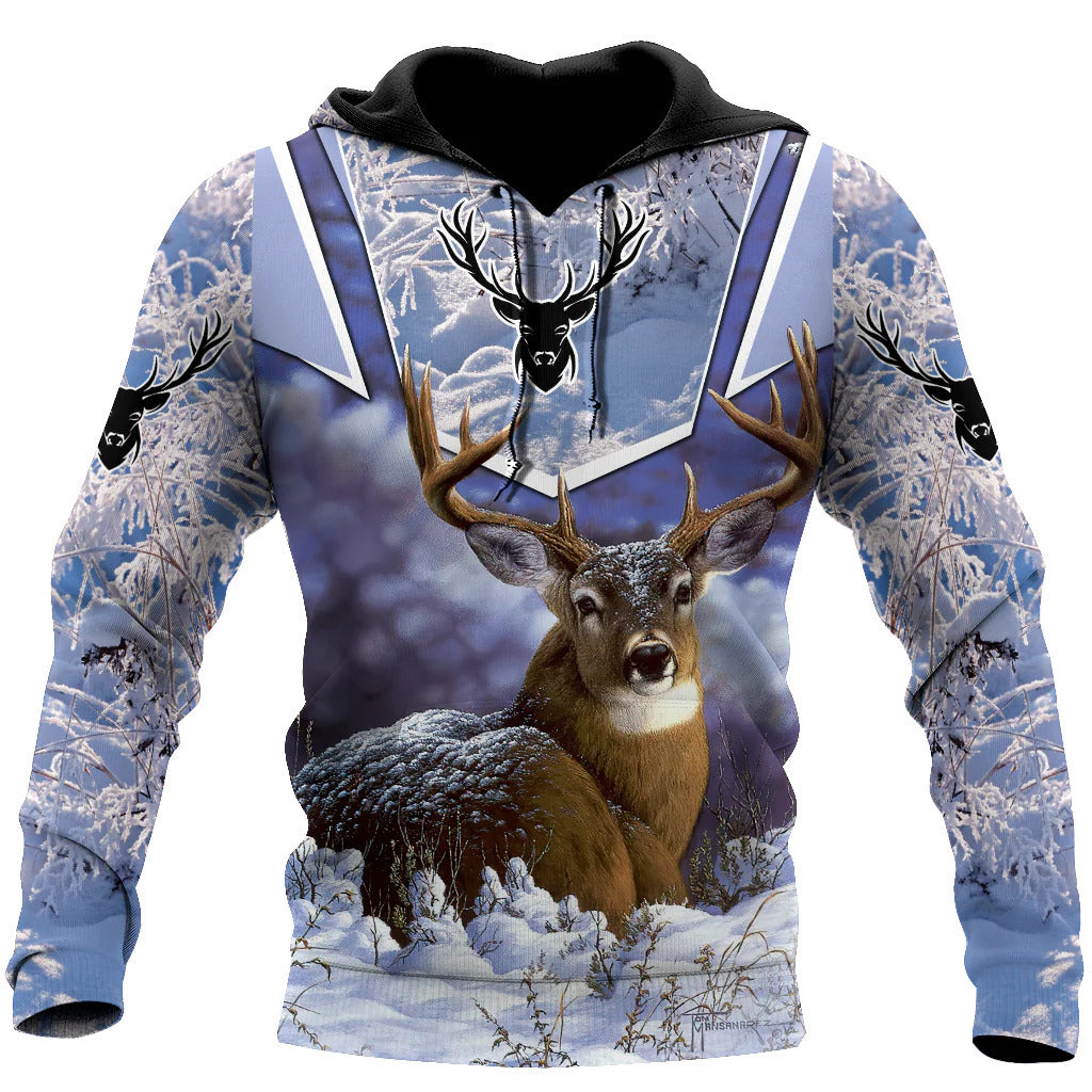 Digital Printing Leisure Fashion Hooded Sweatshirt