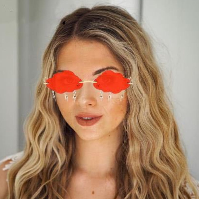 Trend Cloud Chain Eye Protection Sunglasses