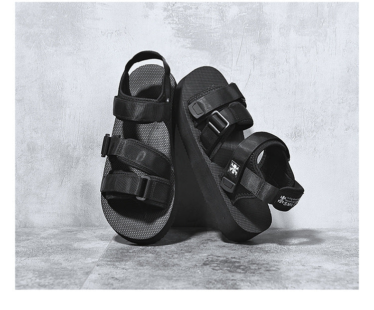 Men's beach shoes antiskid soft soled sandals