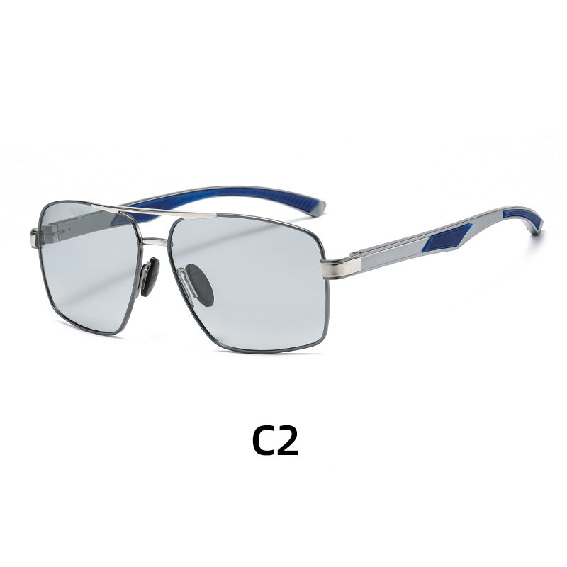 Sunglasses Men's New Trendy Color-changing Polarized Sunglasses