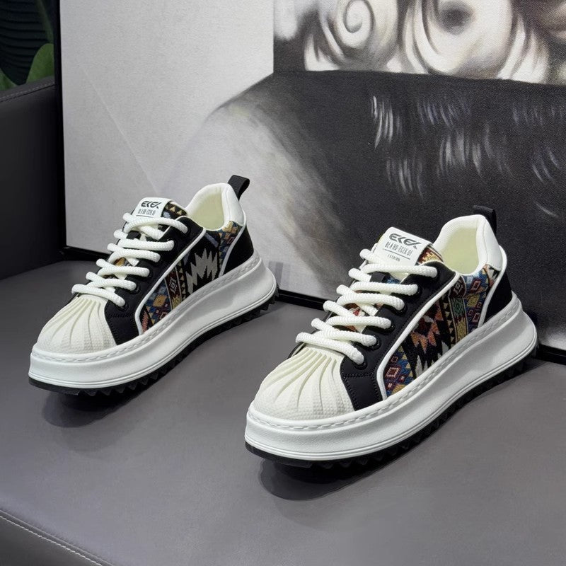 Men's Fashion Printing Soft Bottom Casual Shoes