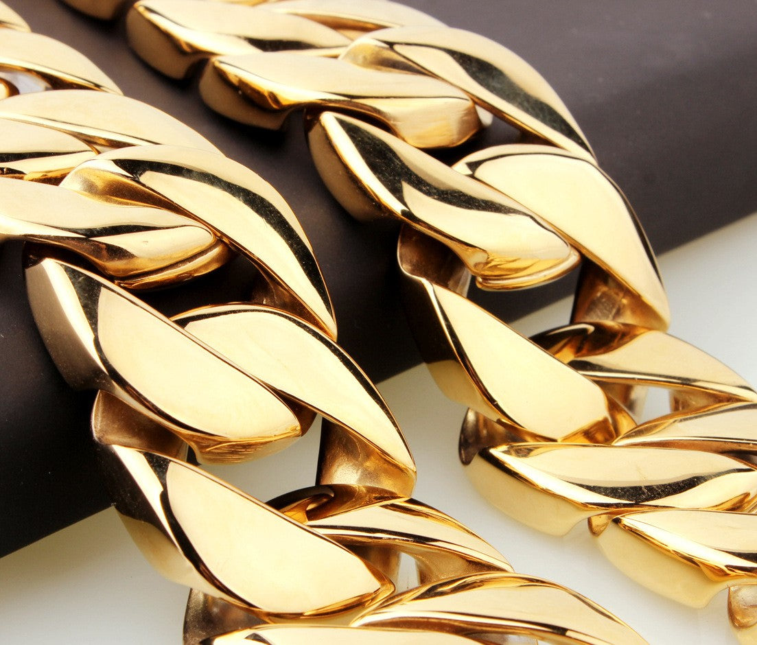 Men's Vacuum Plating Casting Necklace