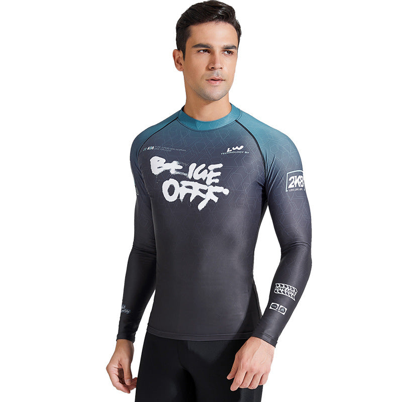 Swimming Suit Quick-drying Men's Long Sleeve