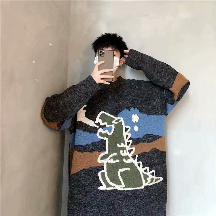 Autumn and winter thickened all-match sweater