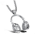 Music Headset Pendant Necklace