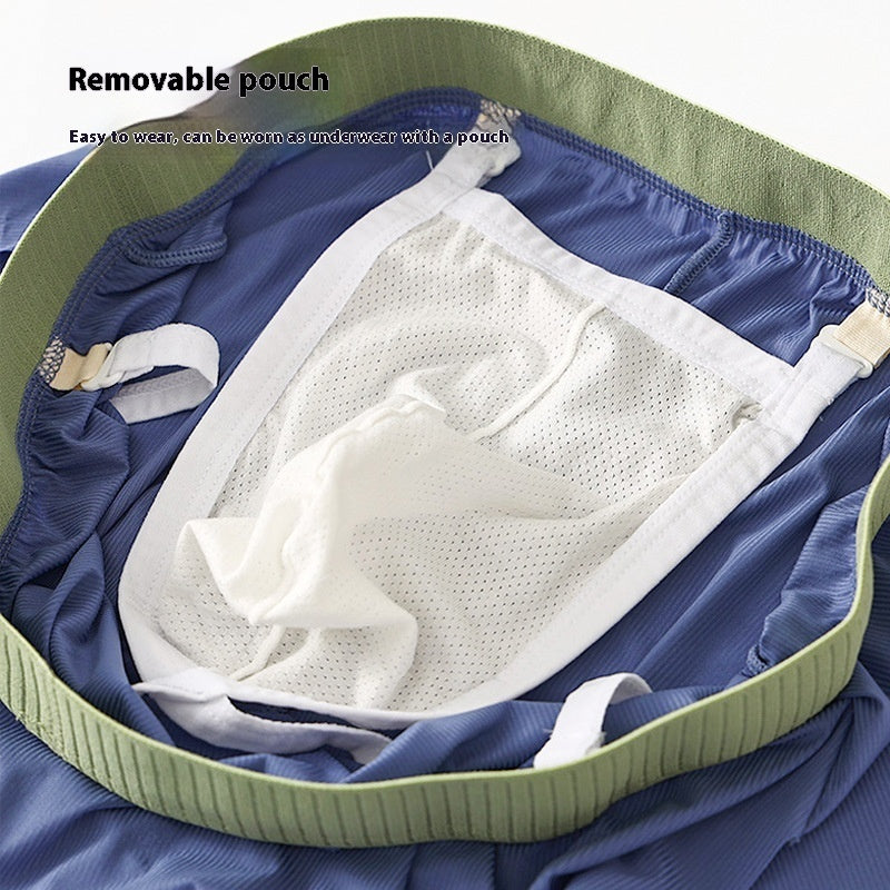 Men's Summer Loose Breathable Boxers Seamless Sport