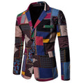 Men's Printed Casual Suit Jacket