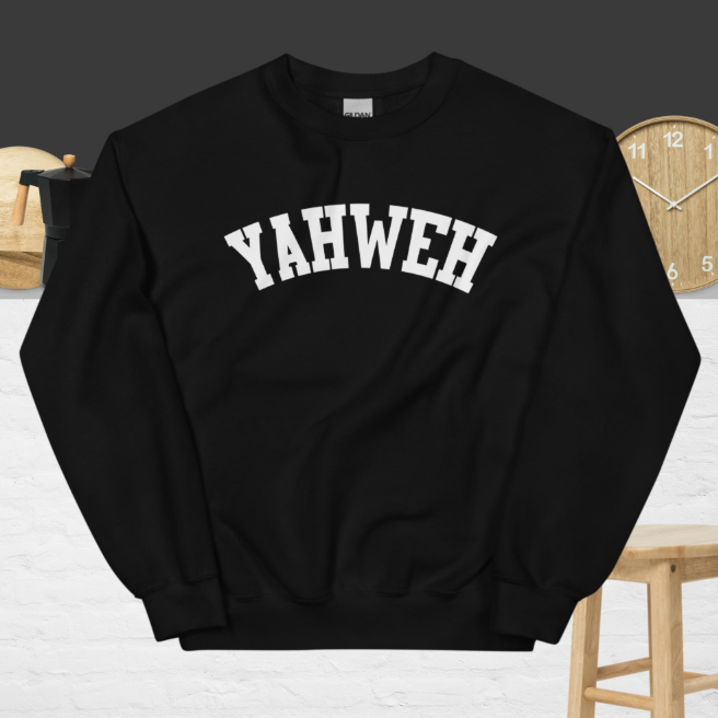 European And American Letters Printed Crew Neck Sweatshirt