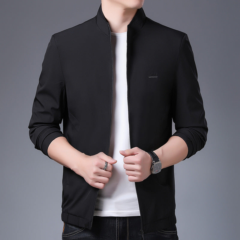 Men's Jacket Casual Top Stand Collar