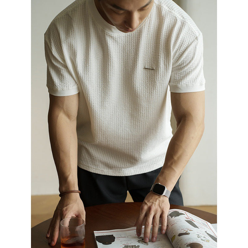 Business Casual Anti-wrinkle Short-sleeved T-shirt