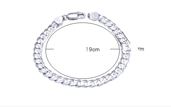 Silver Men's Bracelet Trend Horsewhip