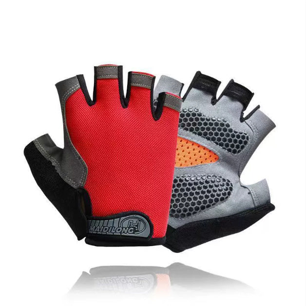 Fitness Gloves, Half Finger Sports Gloves, Cycling, Weightlifting, Deadlifts, Sports Gloves
